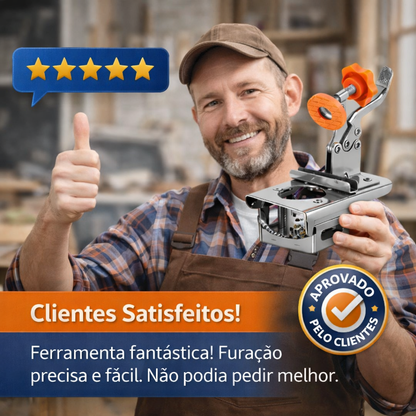 Gabarito para dobradiças invisíveis